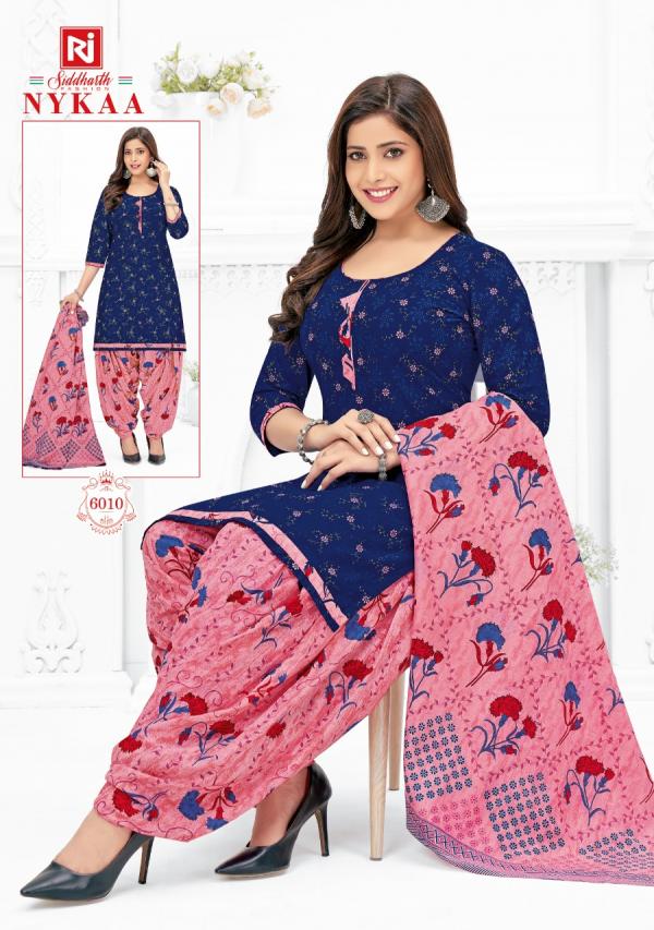 Siddharth Nykaa Vol-6 Cotton Designer Readymade Suit 